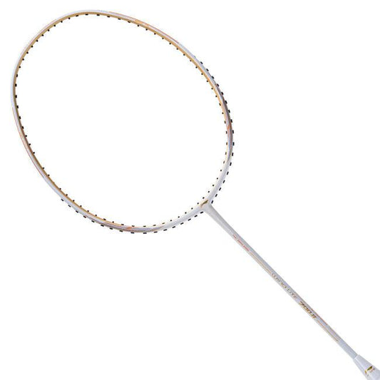 Li-Ning Wind Lite 700 II Unstrung Badminton Racquet | White/Gold