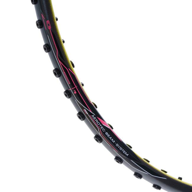 Li-Ning Wind Lite 700 II Unstrung Badminton Racquet | Dark Grey/Lime