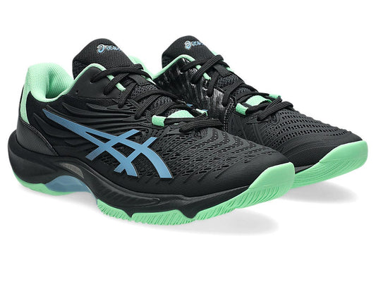 ASICS Court Control FF 4 Badminton Shoes (BLACK/SABA BLUE)
