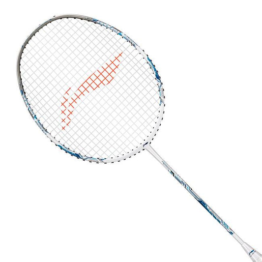 Li-Ning Air Force 77 - G3 Unstrung Badminton Racket | White/Silver/Blue