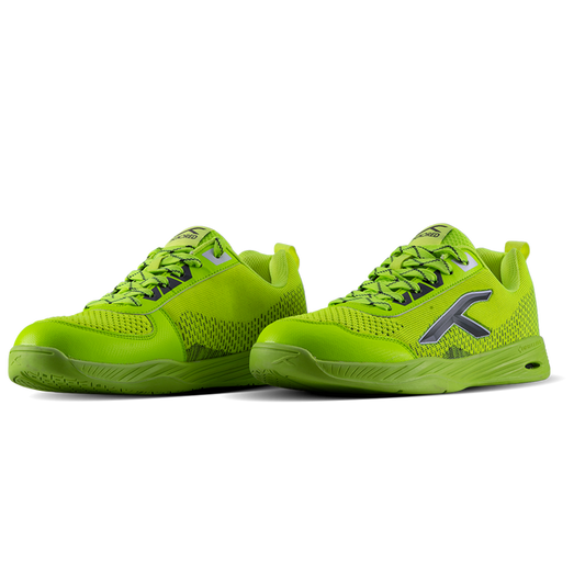 Hundred Court Flyer Badminton Shoe | LIME/DARK/GREY