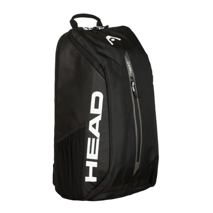 Head Tour Backpack 25L - Black/White – Spacious Tennis Backpack for Players on the Go