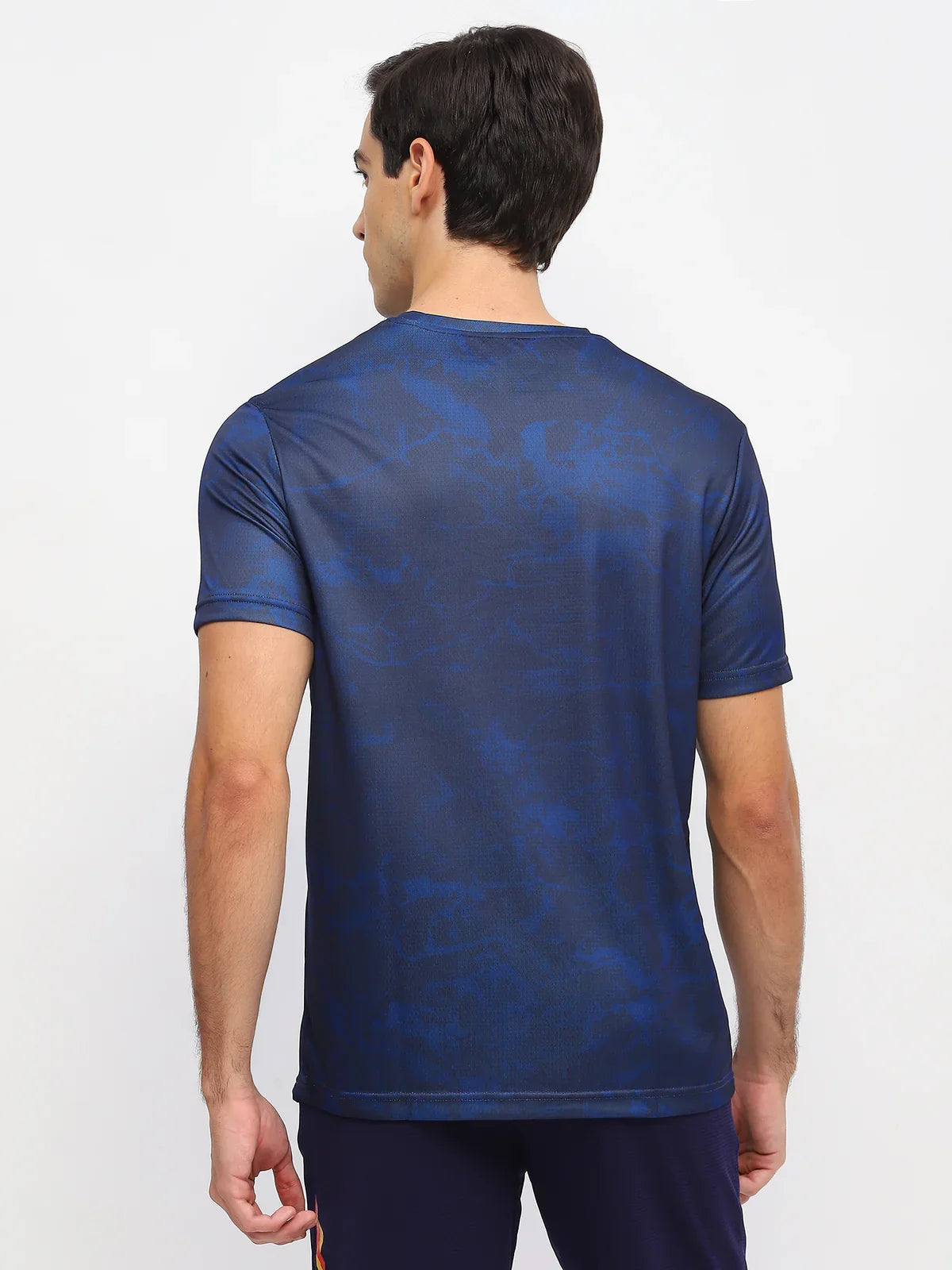 YONEX T Shirt Round Neck 2963 - Navy Peony – Premium Breathable Tee for Badminton & Tennis Players