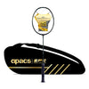 Apacs Dark Knight Badminton Racket (Unstrung) – Lightweight, Head-Heavy Power Racket for Professional Play