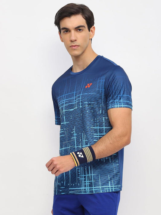 Yonex T-Shirt Polo 2968 Men’s Wear | Navy Peony | Lightweight Badminton Sportswear