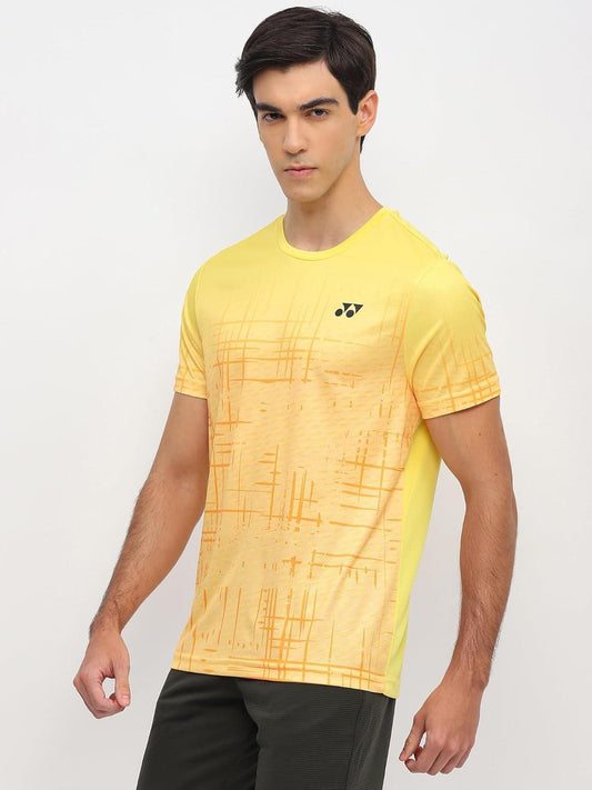 Yonex T-Shirt Polo 2968 Men’s Wear | Lemon Zest | Lightweight Badminton Sportswear
