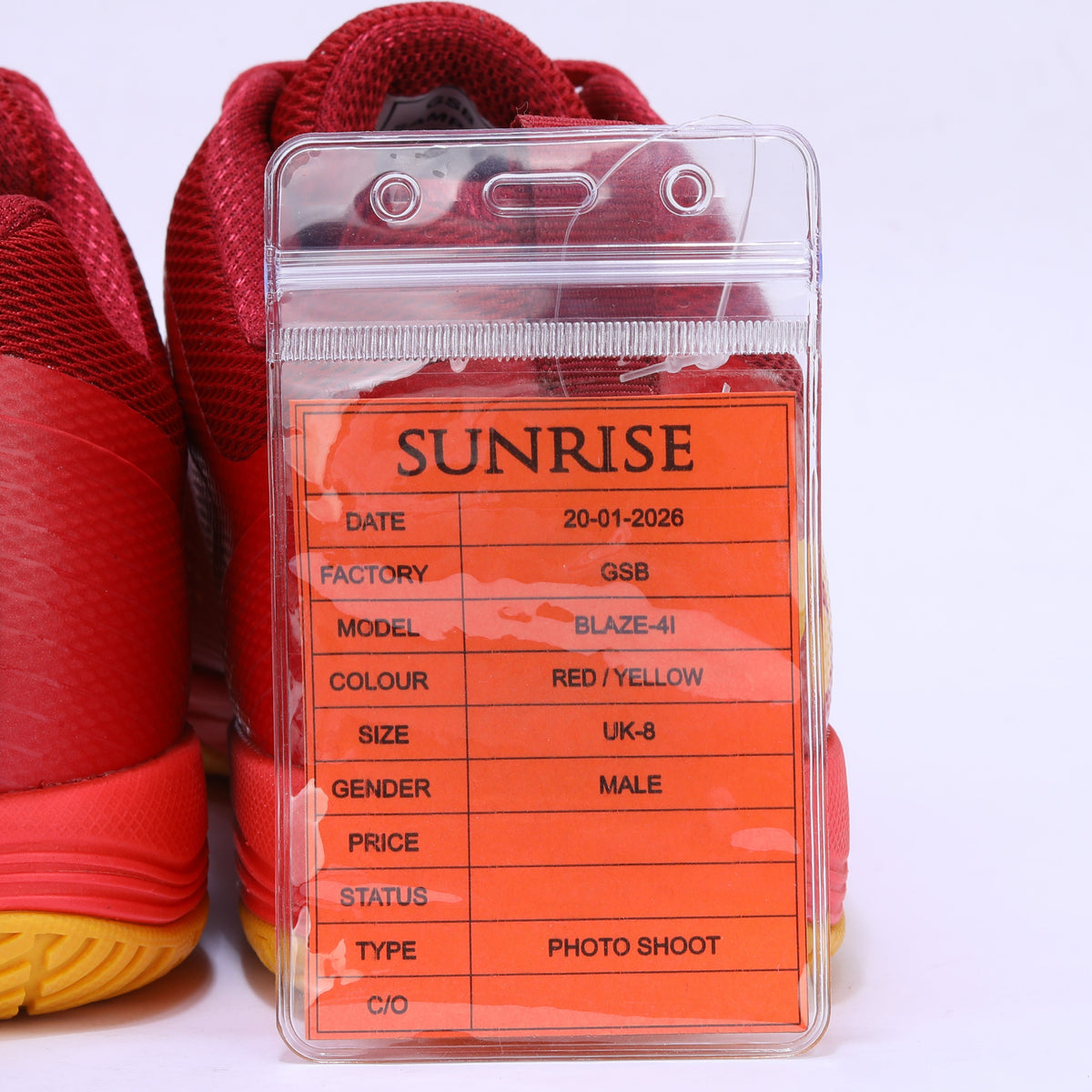 Yonex Blaze 4I Badminton Shoes - Red/Yellow