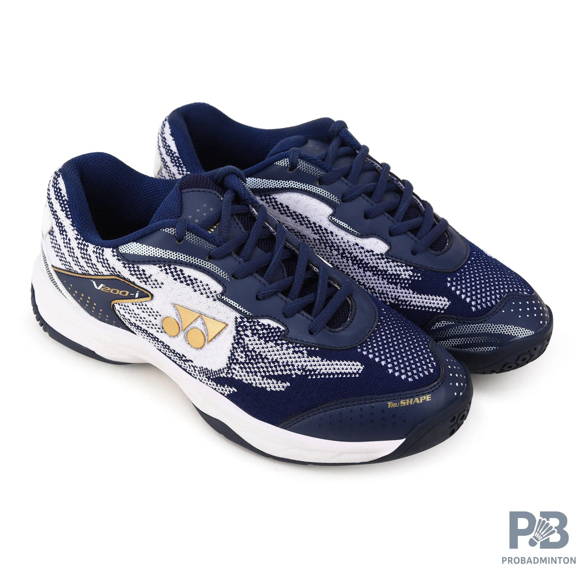 Yonex V 200i Badminton Shoe | Indigo Marine/White