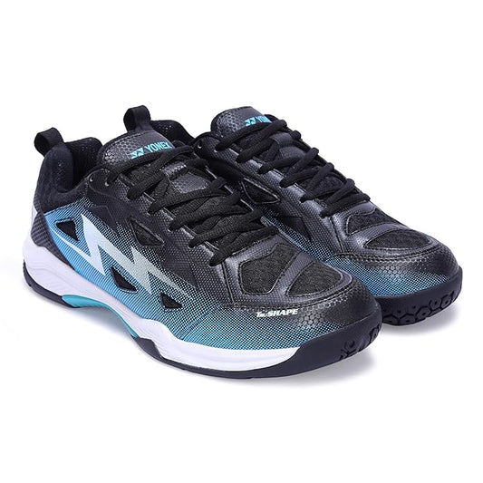 Yonex DOMINANT 6i Badminton Shoes - Black Blue – Lightweight All-Court Shoes with Tru Cushion+