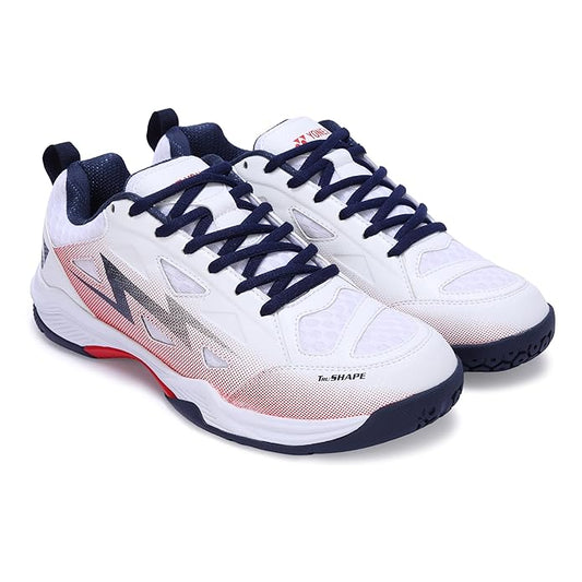 Yonex DOMINANT 6i Badminton Shoes - White Navy – Lightweight All-Court Shoes with Tru Cushion+