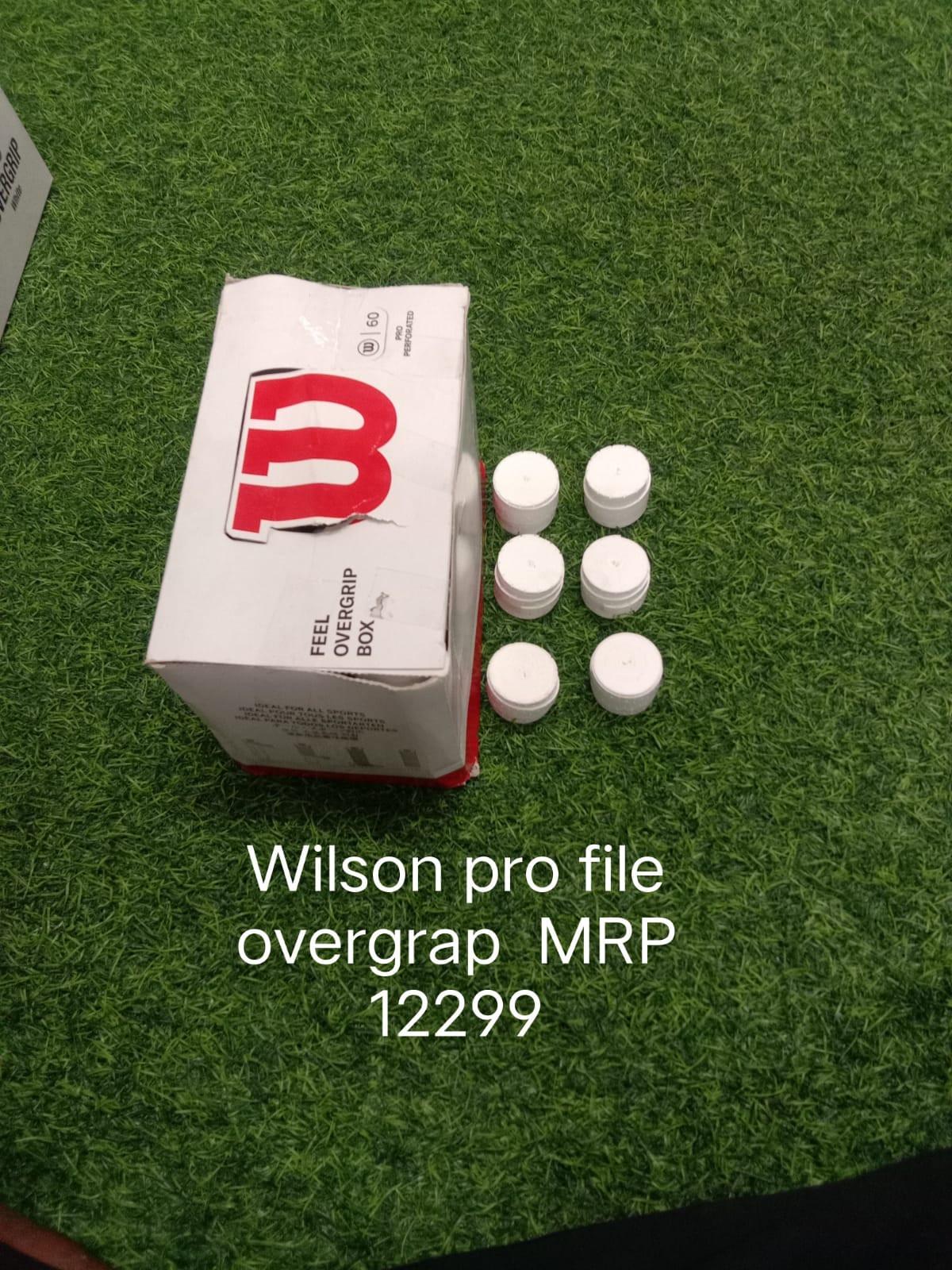 Wilson Pro Feel Overgrip - White – Pack of 60 | Best Wilson Racket Accessories Price in India