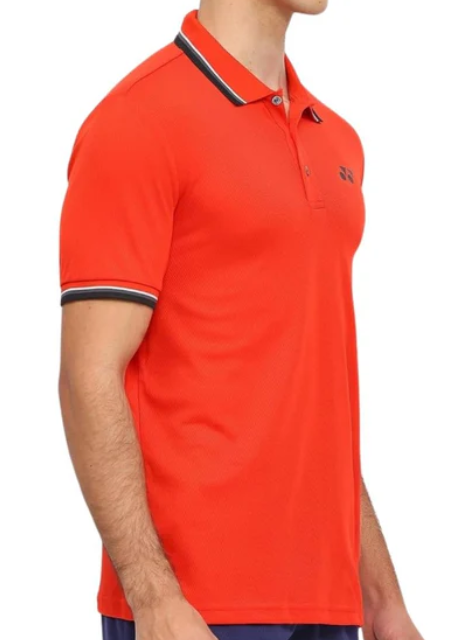 Yonex T-Shirt Polo 2970 Men’s Wear | Fiery Red | Lightweight Badminton Sportswear