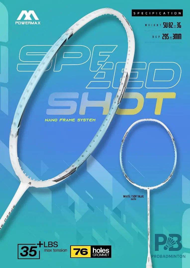 Power Max Speed ShotBadminton Racket Frame Gutted – Lightweight & Durable | Best Price in India for Beginners