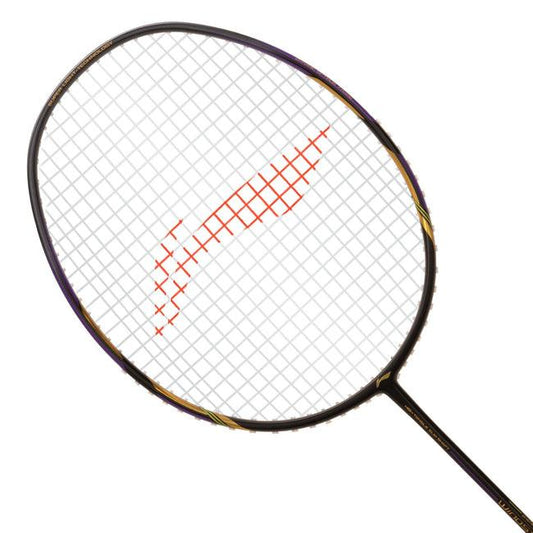 Li-Ning Windstorm 78 S Badminton Racket | Black/Gold
