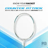 Apacs Counter Attack Badminton Racket – 6U Lightweight | Head Heavy | High-Speed Frame
