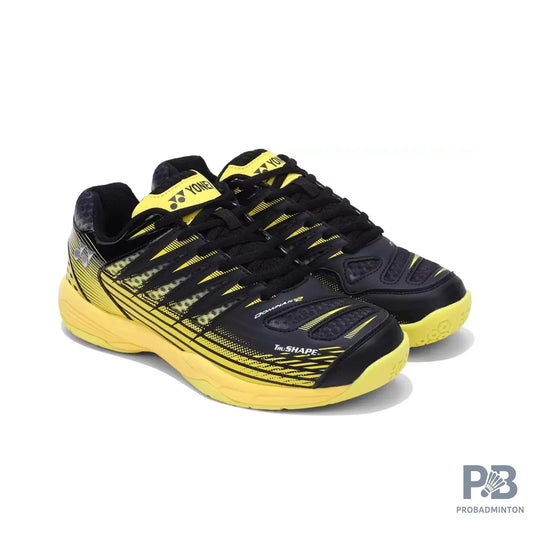 Yonex Tour Dominant 2 Mens Badminton Shoes (BLACK/NEON YELLOW)