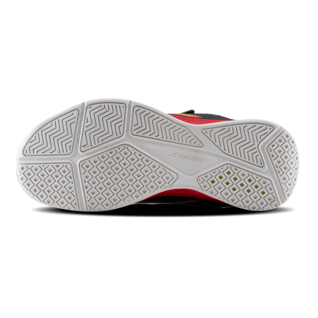 Hundred Court Champions Badminton Shoe | Black/Blue/Red