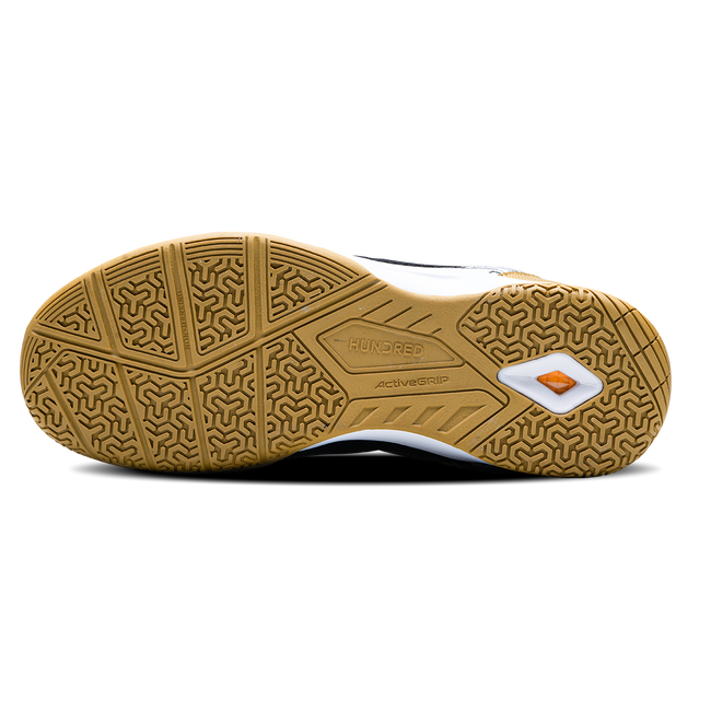 Hundred COURT STAR PRO Badminton Shoe | BLACK/GOLD