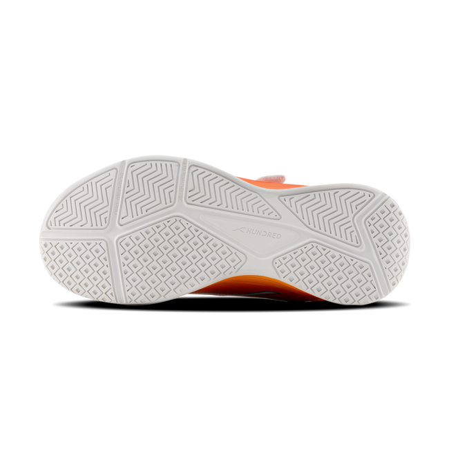 Hundred Court Champions Badminton Shoe | Orange/Blue/White