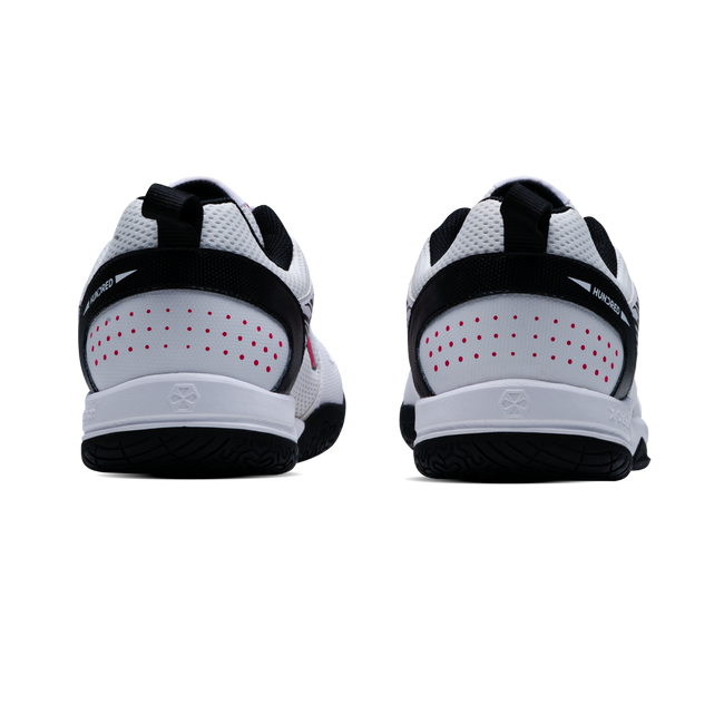 Hundred COURT STAR PRO Badminton Shoe | WHITE/BLACK/FUSHIA