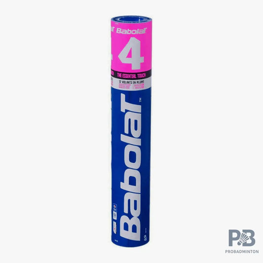 Babolat 4 Badminton Feather Shuttlecock (Speed 76)