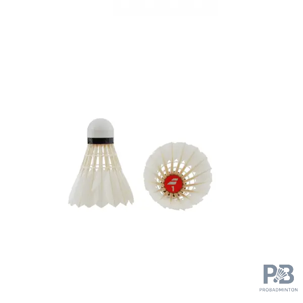 Babolat No. 1 Feather Cock Shuttlecock (Pack of 12) | Premium Tournament-Grade