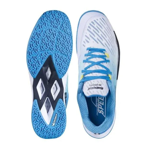 Babolat Shadow Tour 5 Badminton Shoes (Algier Blue) – Professional Indoor Court Shoes