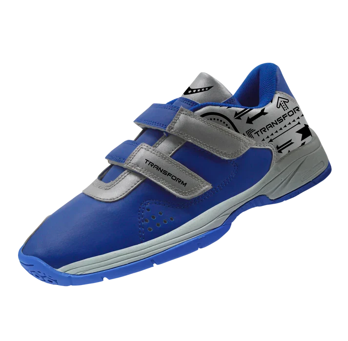 Transform Ninja Kids Badminton Shoe - Royal Blue – Lightweight Junior Court Shoes for Young Players