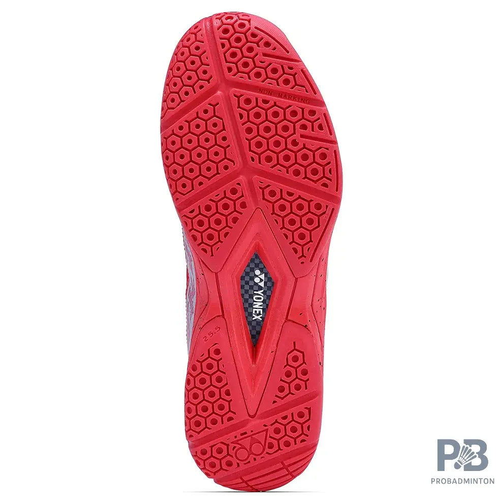 Yonex Skill Badminton Shoe - Red/Silver
