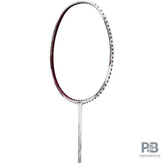 Li-Ning Ignite 8 Badminton Racket | Pearl White/Fire Red