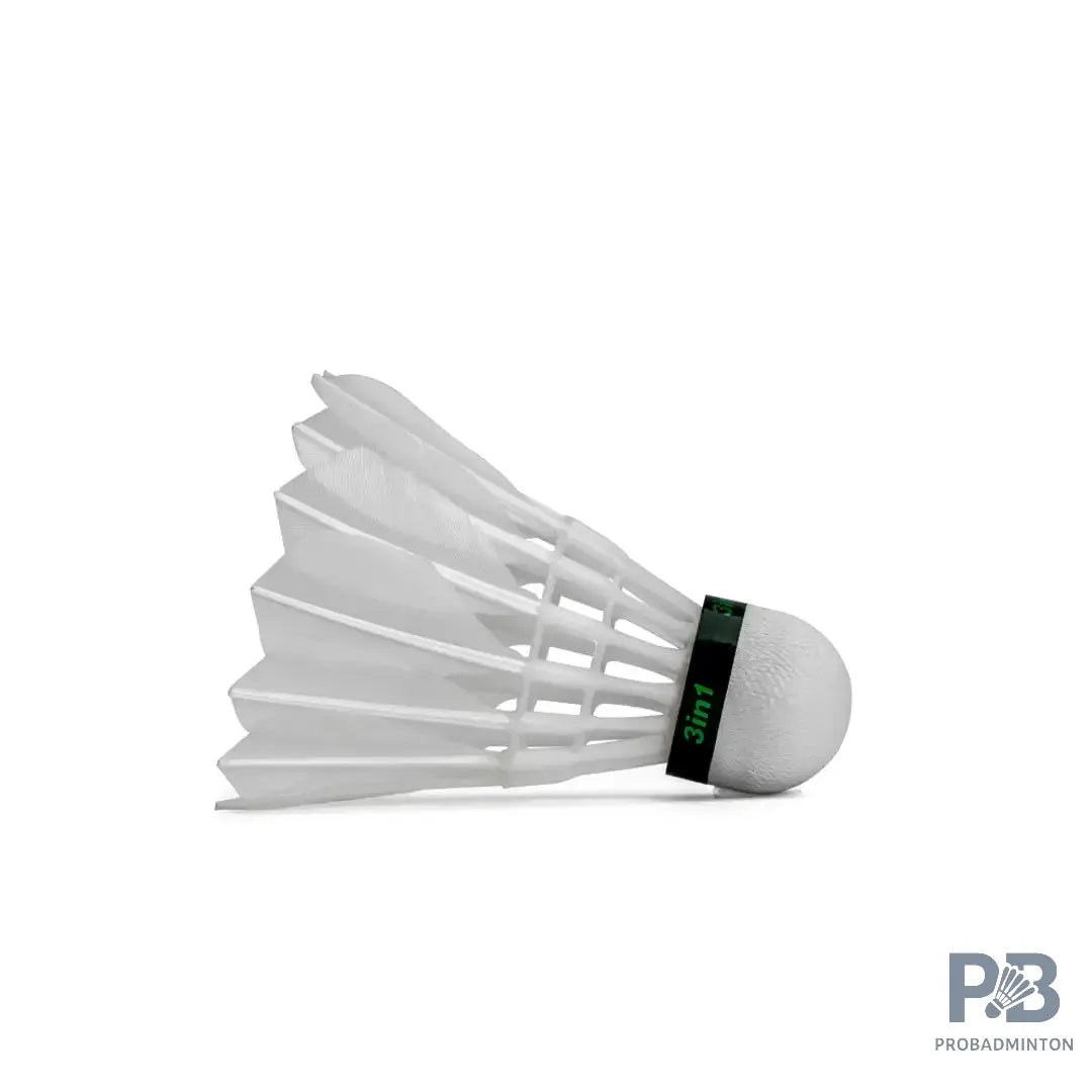 X-Fusion X50 Badminton Feather Shuttlecocks (Pack of 12) | Speed 76 and Speed 77