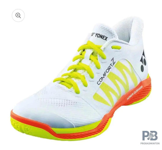 Yonex Comfort Z3 Wide Mid Power Cushion Badminton Shoes, White