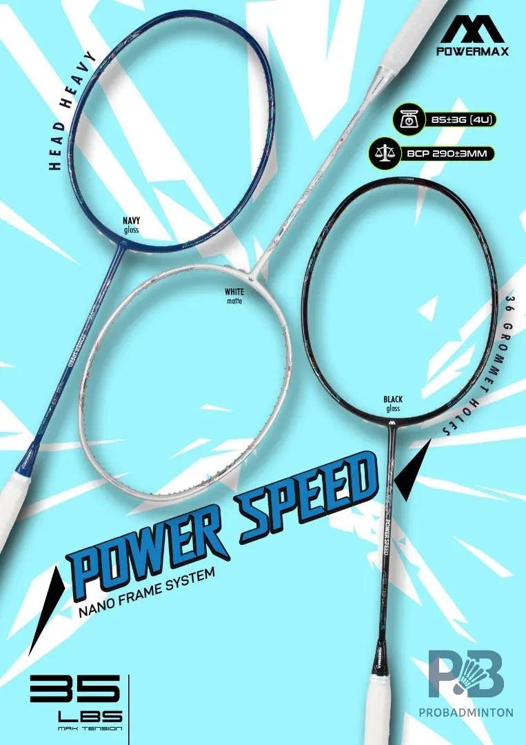 Power Max Power Speed Gutted /Frame Badminton Racket – Lightweight & Durable | Best Price in India for Beginners