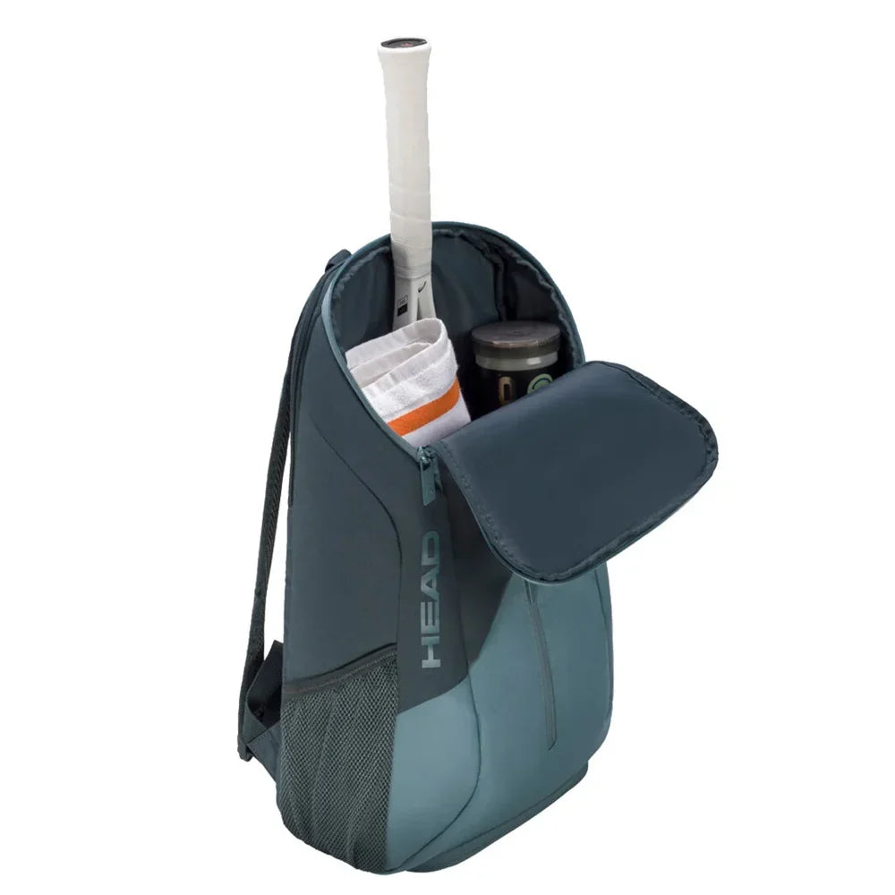 Head Tour Backpack 25L - Cyan Blue – Spacious Tennis Backpack for Players on the Go