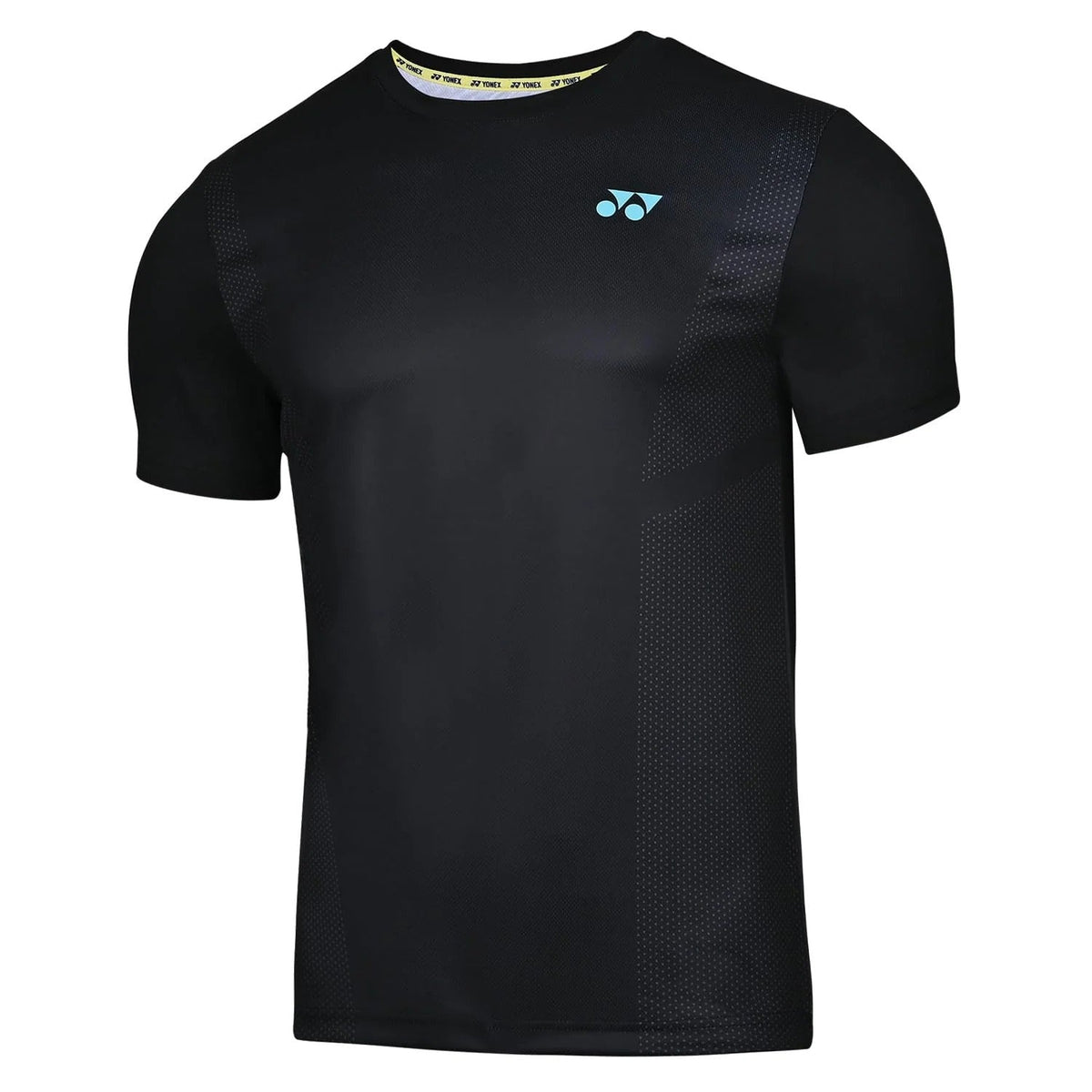 YONEX T-Shirt Round Neck 2680 - JET BLACK – Premium Breathable Black Tee for Badminton & Tennis Players