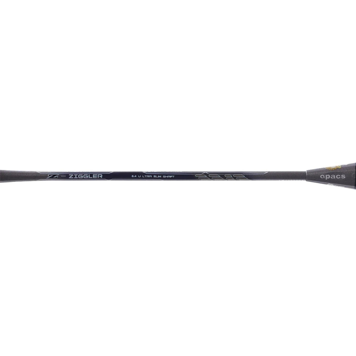 Apacs Z Ziggler Badminton Racquet (Unstrung) - Grey – Powerful Stiff Racket for Advanced Players