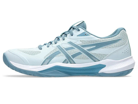 Asics Gel Rocket 12 Badminton Shoe | Saba Blue/Cool Grey – Lightweight Court Shoes with GEL Cushioning