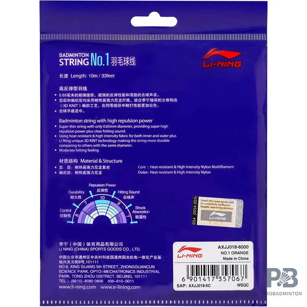 Li-Ning No.1 String Set (10 m) - Orange