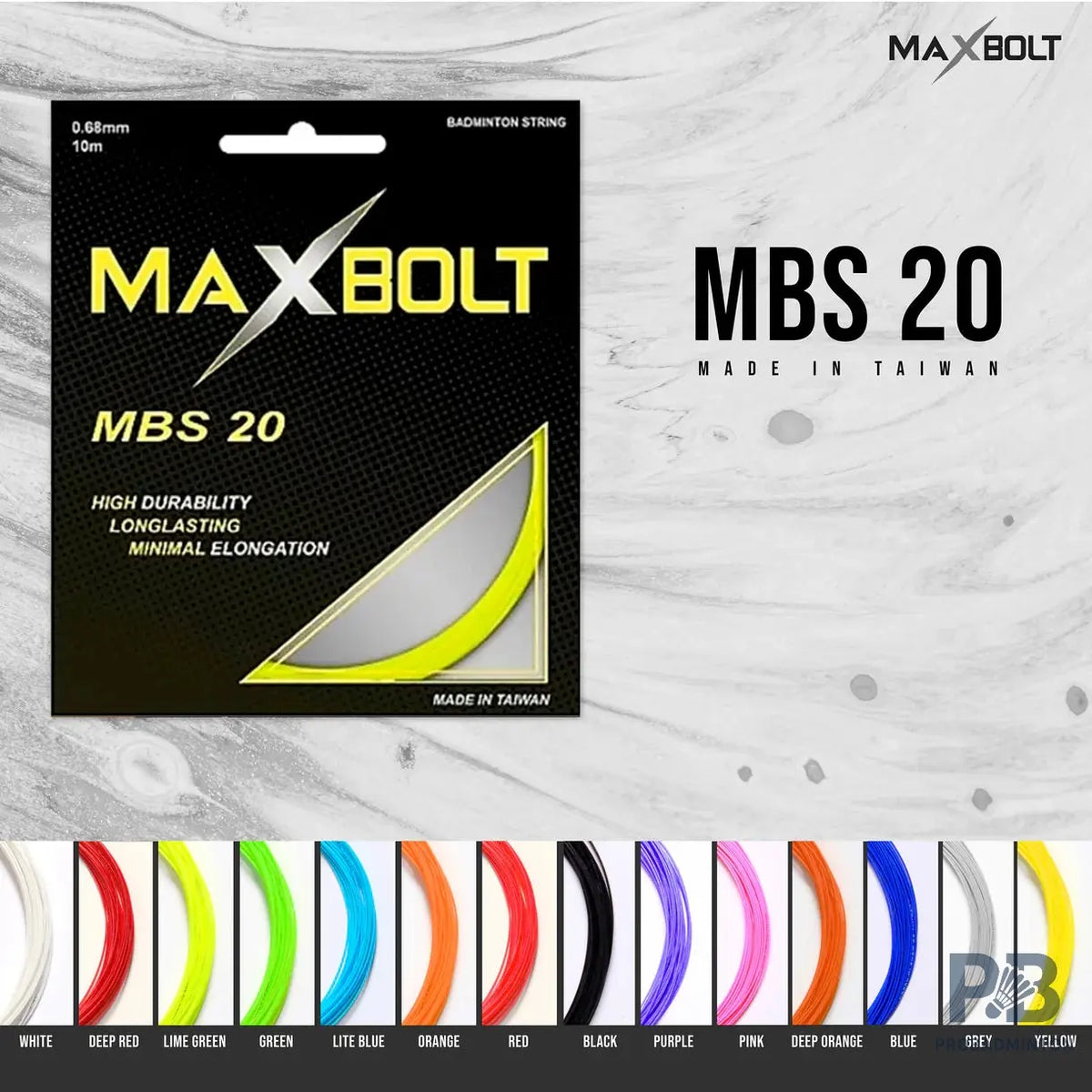 Maxbolt MBS 20 Badminton String