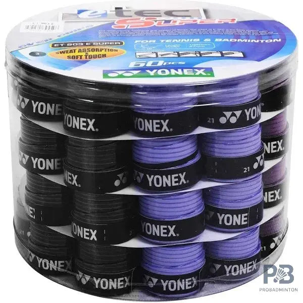 Yonex ETEC 901/902/903 Badminton Racket Overgrip Set | Pack of 60 Grips and Pack of 5 Grips