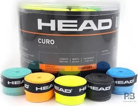 Head Curo Badminton Grip | Soft Feel & Optimum Sweat Absorption