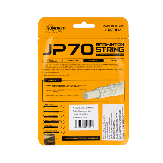 Hundred Badminton String JP 70 - Ultramarine Blue