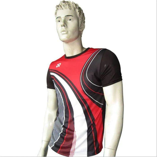 Yonex 1795 Badminton T-Shirt – Jet Black | Round Neck Lightweight Sportswear
