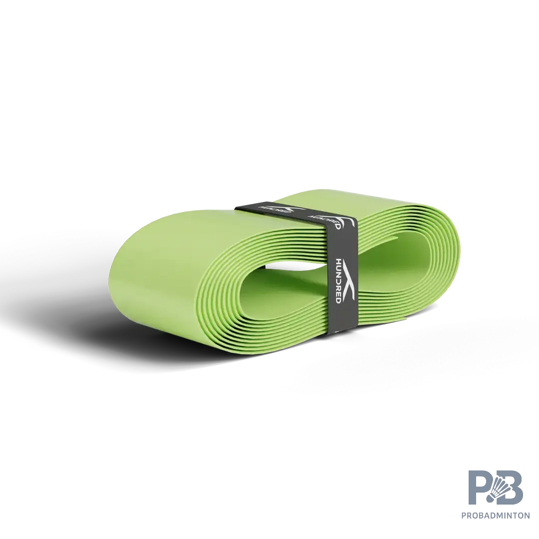 HUNDRED GTO 3000 Overgrip - Superior Dry Grip | Polyurethane Material | Non-Slip Performance | Pack of 1 (Lime/Assorted Colors) - HBAG-2M100
