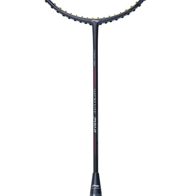 Li-Ning Wind Lite 700 II Unstrung Badminton Racquet | Dark Grey/Lime