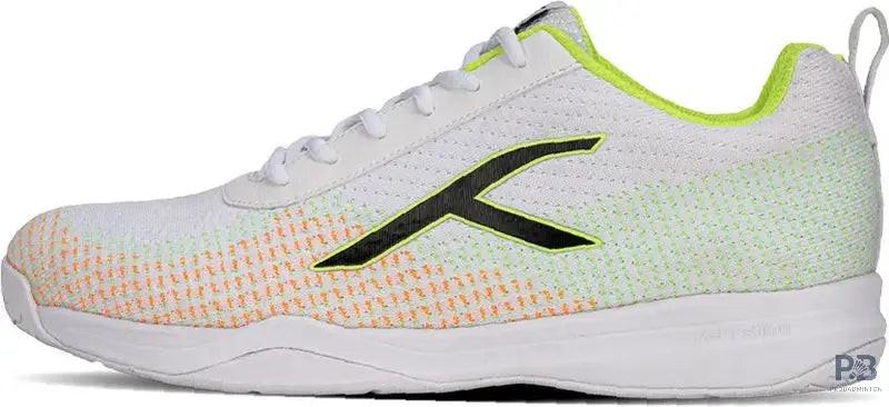 Hundred Blade Lite Badminton Shoe | White/Lime/Orange/Black