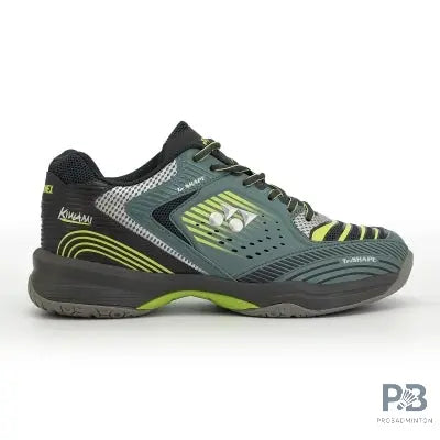 YONEX Badminton shoes Kiwami Tru Cushion Non-Marking (Moon Mist/ Pewter / Light Lime)