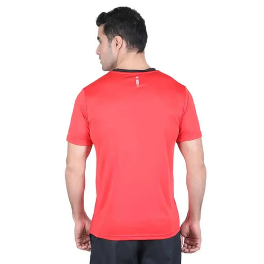 Yonex Round Neck Sports T-Shirt 1794 – High Risk Red | Lightweight Badminton & Training Wear