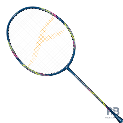HUNDRED Powertek 2000 Pro Badminton Racket - Head Heavy 90g, Carbon Graphite, 24LBS (HBRR-3S034)
