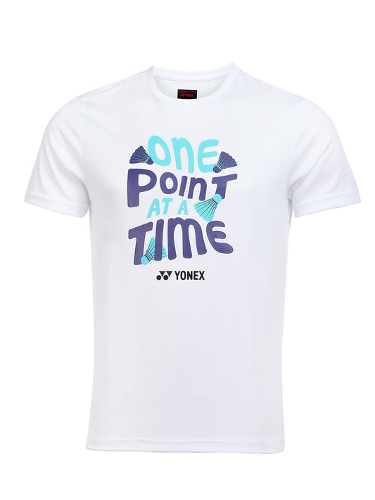 Yonex Badminton Tshirt Round Neck J 3047JR - White